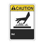 Caution Hot Sign